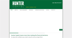 Desktop Screenshot of hunter-capital.com