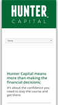 Mobile Screenshot of hunter-capital.com