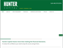 Tablet Screenshot of hunter-capital.com